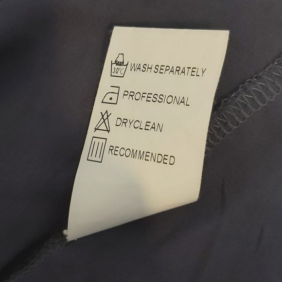 MISSLOOK | Women's Embroidered Top Dark Grey Size XL - Picture 8 of 8